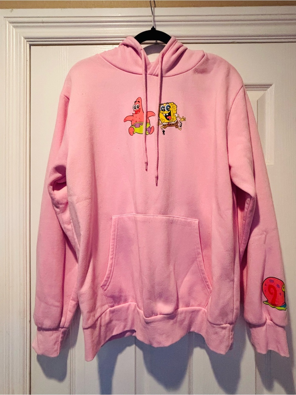 Nickelodeon Pink SpongeBob & Patrick Crewneck Hoodie - Men
